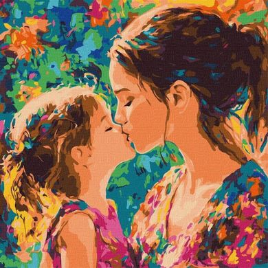 Ideyka, malowanie po numerach, Pocałunek matki, 40-40 cm