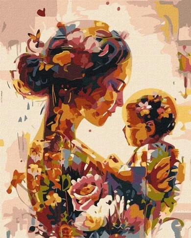 Ideyka, malowanie po numerach, Rozkwit kobiecości, 40-50 cm