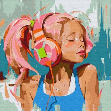 Ideyka, malowanie po numerach, Różowe letnie rytmy 50-50