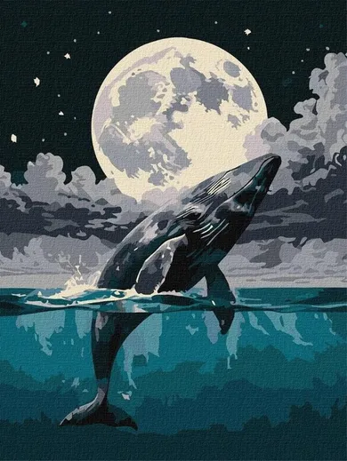 Ideyka, malowanie po numerach, Skok do nieba, 30-40 cm