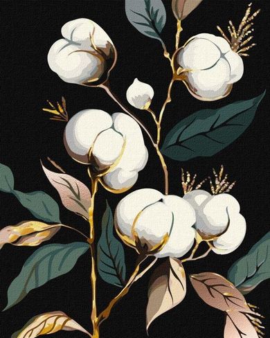 Ideyka, malowanie po numerach, Śnieżnobiała bawełna, 40-50 cm