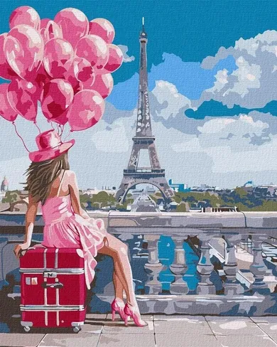 Ideyka, malowanie po numerach, Ulubione miasto, 40-50 cm