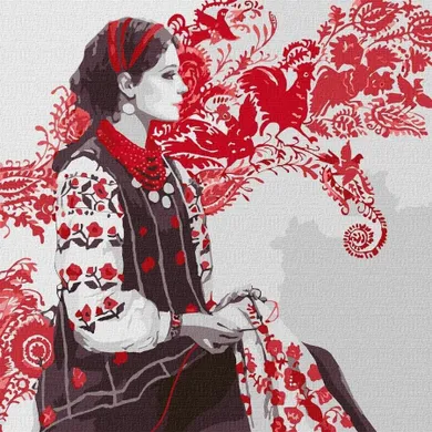 Ideyka, malowanie po numerach, Wyszywając ochronił, 40-40