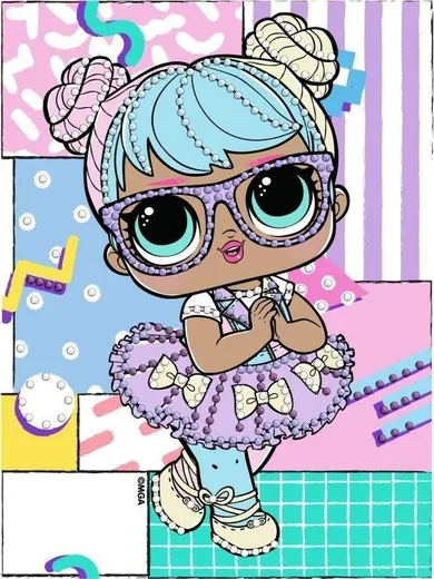 Ideyka, mozaika diamentowa, LOL Surprise! Bon Bon, 15-20 cm