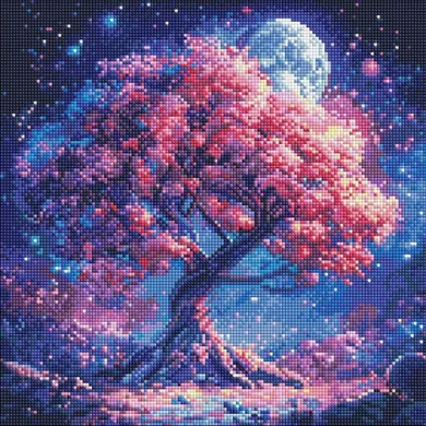 Ideyka, mozaika diamentowa, Sylwetka drzewa, 40-40 cm