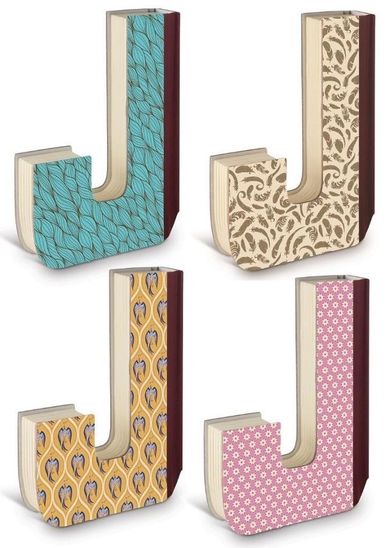 If, Alphabooks, notatnik, gładki, litera J, 1 szt.