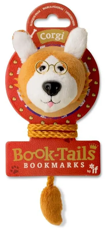 If, Book-Tails, Pies Corgi, pluszowa zakładka do książki