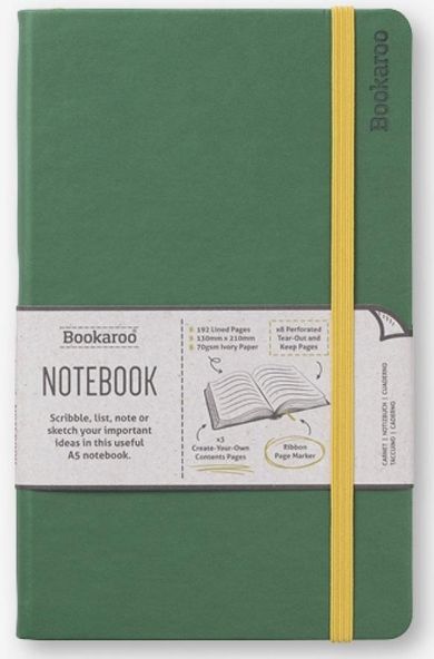 If, Bookaroo Journal, notatnik A5, ciemna zieleń, 1 szt.