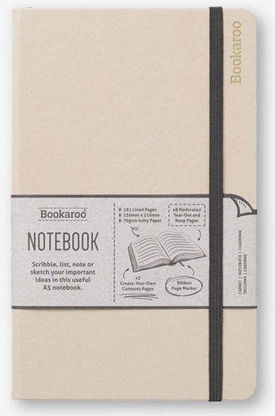 If, Bookaroo, Journal, notatnik A5, kremowy, 1 szt.