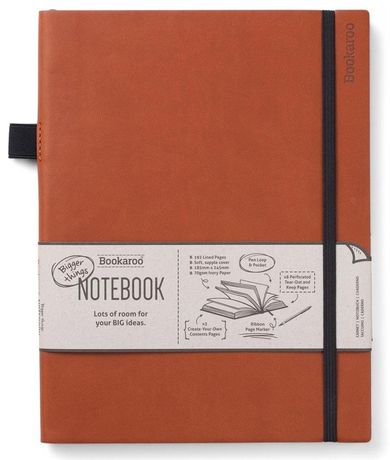 If, Bookaroo, Journal, notatnik duży, brązowy
