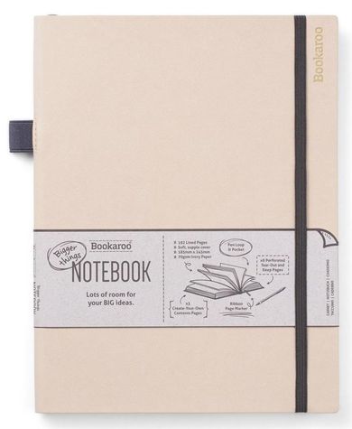 If, Bookaroo, Journal, notatnik duży, kremowy, 1 szt.