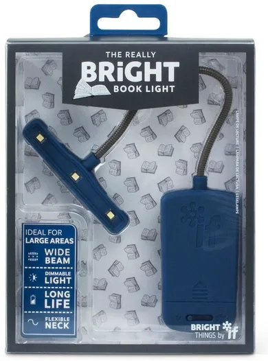 If, Bright Book Light, lampka do książki, niebieska