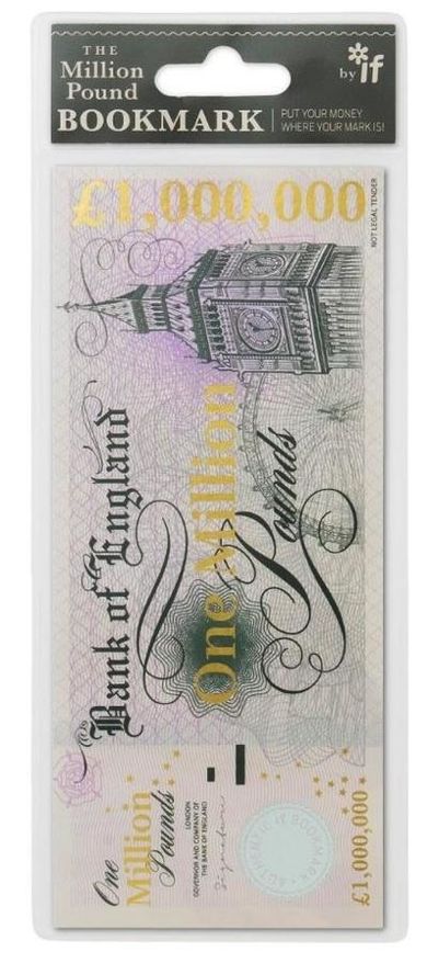 If, milion funtów, zakładka do książki