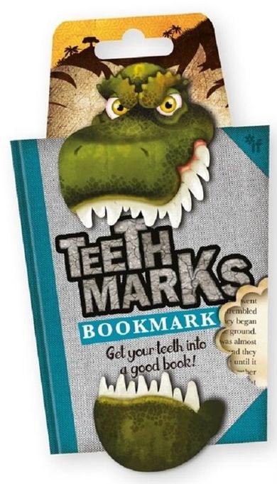 If, Teeth Marks, Dinozaur, zakładka do książki