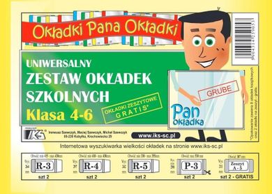 Iks, komplet okładek dla klas 4-6