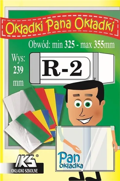 IKS, okładka książkowa regulowana R2, 25 szt.