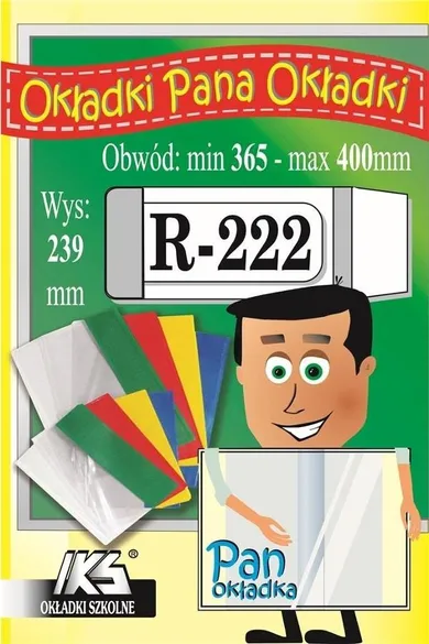 IKS, okładka książkowa regulowana R222, 25 szt.