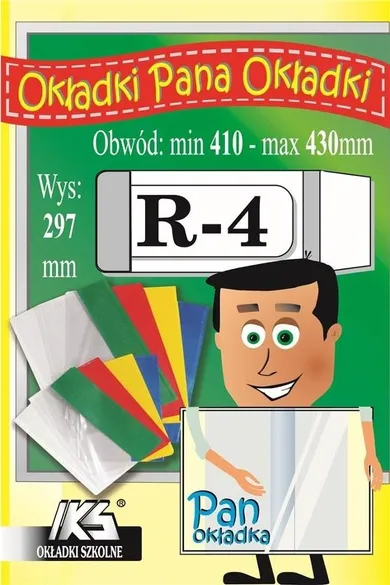 IKS, okładka książkowa regulowana R4, 25 szt.