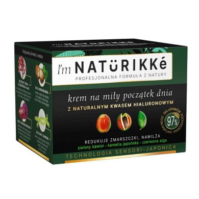I'm Naturikke, krem na miły początek dnia z naturalnym kwasem hialuronowym, 50 ml