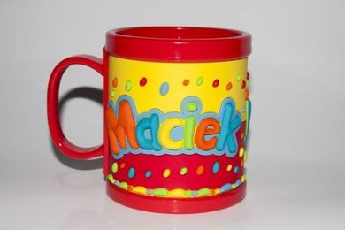 Imienny kubek dla dziecka, Maciek
