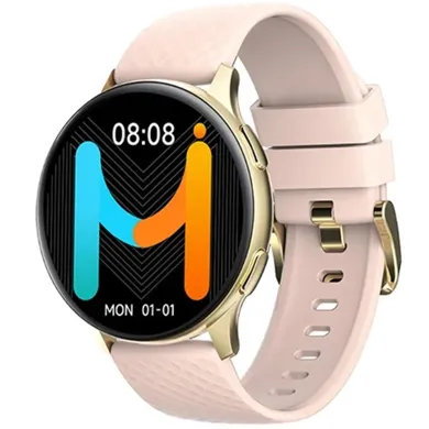 Imiki, KW66 PRO, smartwatch, gold-pink