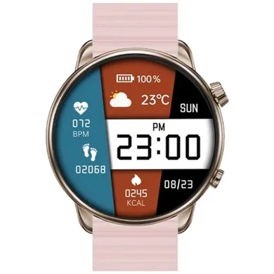 Imiki, TG2, smartwatch, gold-pink