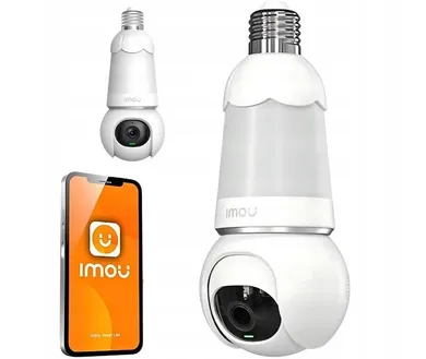 Imou, Bulb Cam IPC-S6DP, kamera IP do monitoringu z żarówką, 5MP