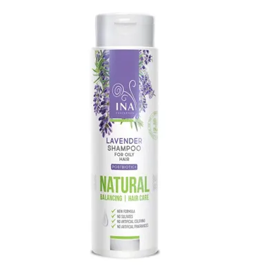 Ina Essentials, Lavender Shampoo, naturalny szampon lawendowy do włosów przetłuszczających się, 200 ml