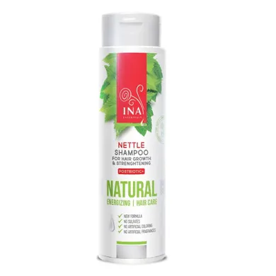 Ina Essentials, Nettle Shampoo, naturalny szampon pokrzywowy przeciw wypadaniu włosów, 200 ml