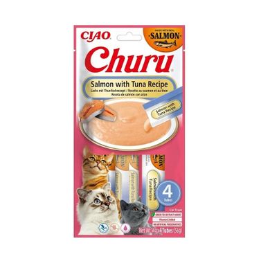 Inaba, Churu, salmon with tuna, 4-14g