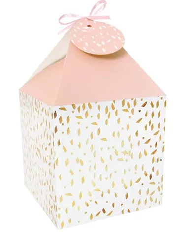 Incood, pudełko prezentowe, różowo-kremowe, 11-11 cm, 4 szt.