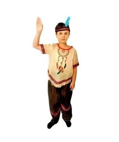 Indianin apacz, strój dla dzieci, rozmiar 122/128