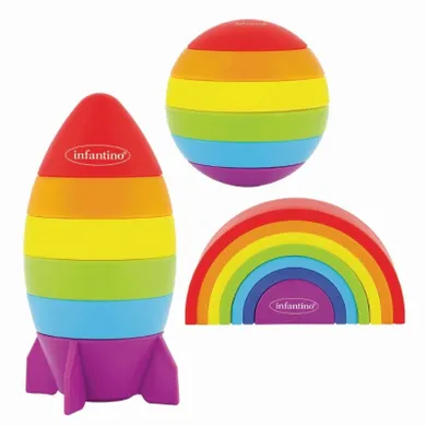 Infantino, zestaw klocków do składania, 3w1