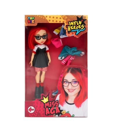 InfluHeroes, Miss Aga, lalka, zestaw z akcesoriami