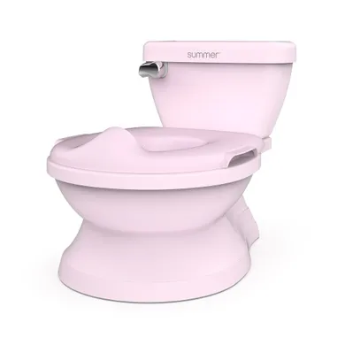 InGenuity, My Size Potty PRO, toaleta dziecięca z dźwiękiem 2w1, nocnik, różowa