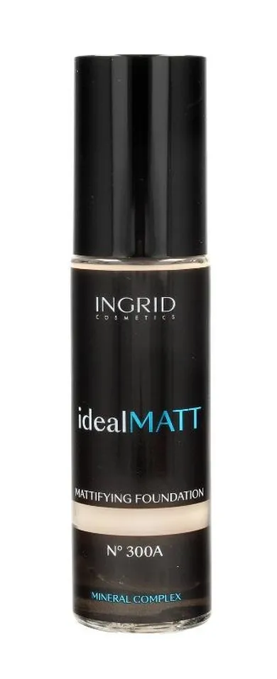 Ingrid, Ideal Matt, podkład do twarzy matujący nr 300a, 30 ml
