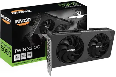 Inno3d, RTX 5060 Twin X2 OC 8GB, karta graficzna