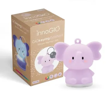 InnoGIO, GIOkeyring, Elephant, silikonowa lampka z breloczkiem