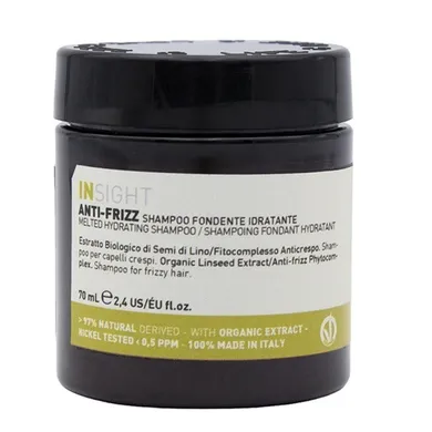 Insight, Anti-Frizz, skoncentrowany szampon do włosów puszących się, 70 ml