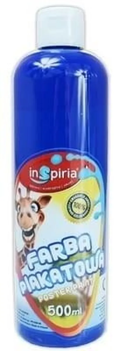 InSpiria, farba plakatowa, ciemnoniebieska, 500 ml