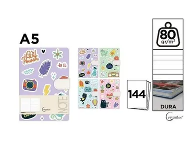 Instituto Cervantes, notatnik A5, 144 kartki, 1 szt.