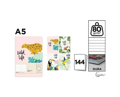 Instituto Cervantes, notatnik A5, 144 kartki, 1 szt.