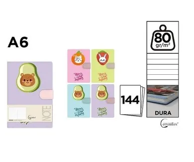 Instituto Cervantes, notatnik A6, 144 kartki, 1 szt.