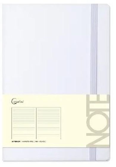 Instituto Cervantes, notatnik na gumkę, A5, 96 stron, biały, 1 szt.