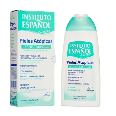 Instituto Espanol, Atopic, nawilżające mleczko do ciała do skóry atopowej, 300 ml