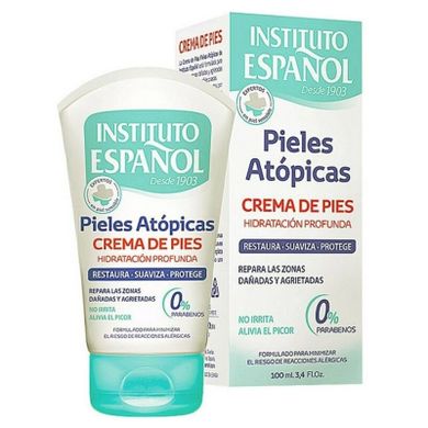 Instituto Espanol, Atopic, nawilżająco-regenerujący krem do stóp do skóry atopowej, 100 ml