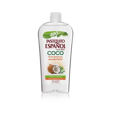 Instituto Espanol, Coco, kokosowy olejek do ciała nawilżający, 400 ml