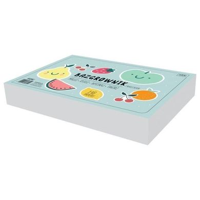 Interdruk, bazgrownik A4, naklejki, owocki