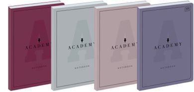 Interdruk, brulion B5, 128 kartek, kratka, Academy, 1 szt.