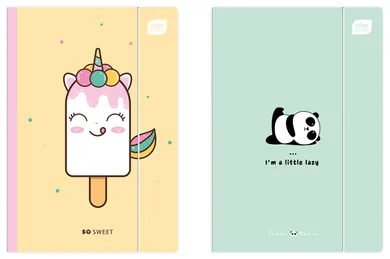 Interdruk, teczka A4 z gumką, Trends Girls, 1 szt.